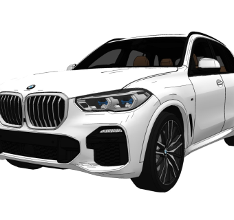 超精细汽车模型 宝马 BMW X5